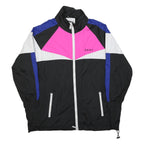 DKNY Mens Black & Pink Colourblock Zip Jacket XL Polyester Lightweight
