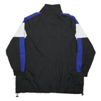 DKNY Mens Black & Pink Colourblock Zip Jacket XL Polyester Lightweight