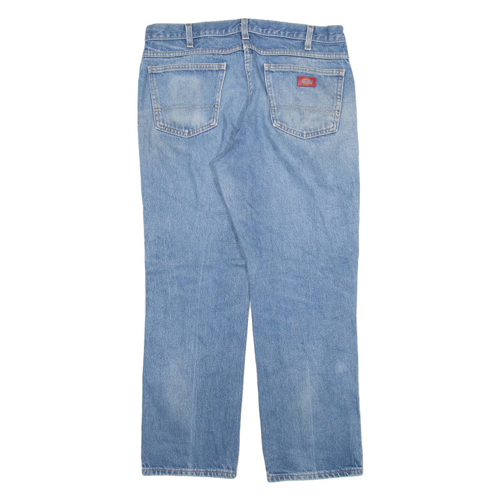 DICKIES Mens Jeans Blue Regular Straight W32 L28