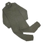 GUY LEROY S.A Mens Green Straight Cotton Blend Canvas Dungarees Regular M W36
