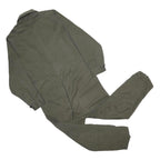 GUY LEROY S.A Mens Green Straight Cotton Blend Canvas Dungarees Regular M W36