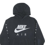 NIKE Mens Black Hoodie M Nike Air Jumper Just Do It Cotton Blend
