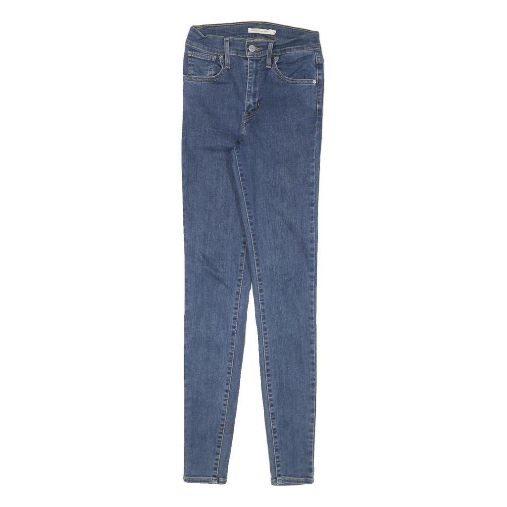 LEVI'S Womens Slim Blue Denim Jeans W23 L30 Zip Closure Comfortable Stylish