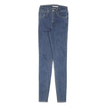 LEVI'S Womens Slim Blue Denim Jeans W23 L30 Zip Closure Comfortable Stylish