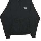 CHAMPION Mens Black College Prep Printed Pullover Hoodie L Casual Cotton Blend