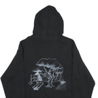 CHAMPION Mens Black College Prep Printed Pullover Hoodie L Casual Cotton Blend