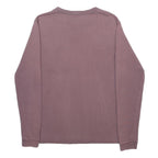 CARHARTT Womens Brown Long Sleeve Crew Neck T-Shirt XS Cotton Blend Pocket