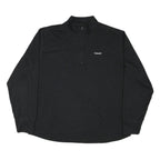 CARHARTT Womens Black 1/4 Zip 2XL Sweatshirt Lightweight Pullover Casual