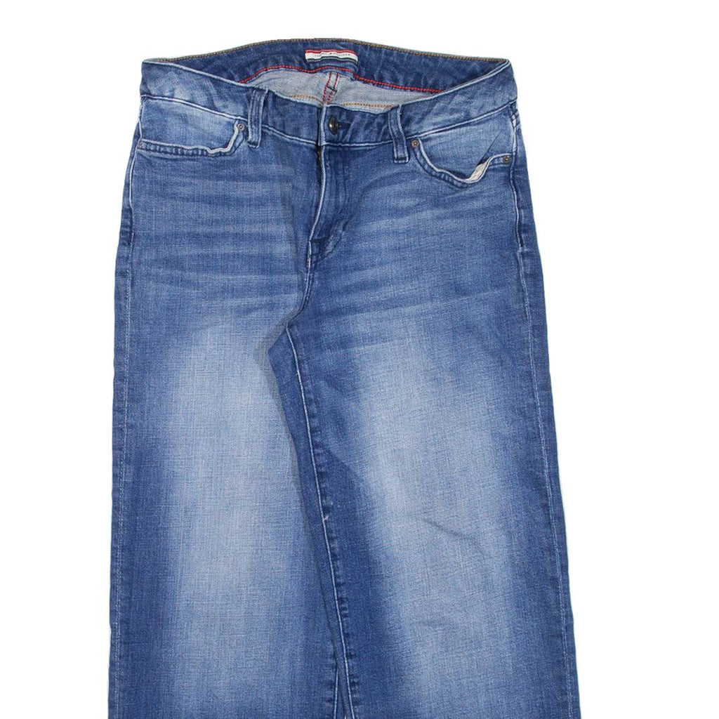 TOMMY HILFIGER Crop Womens Jeans Blue Regular Wide-Leg W28 L24