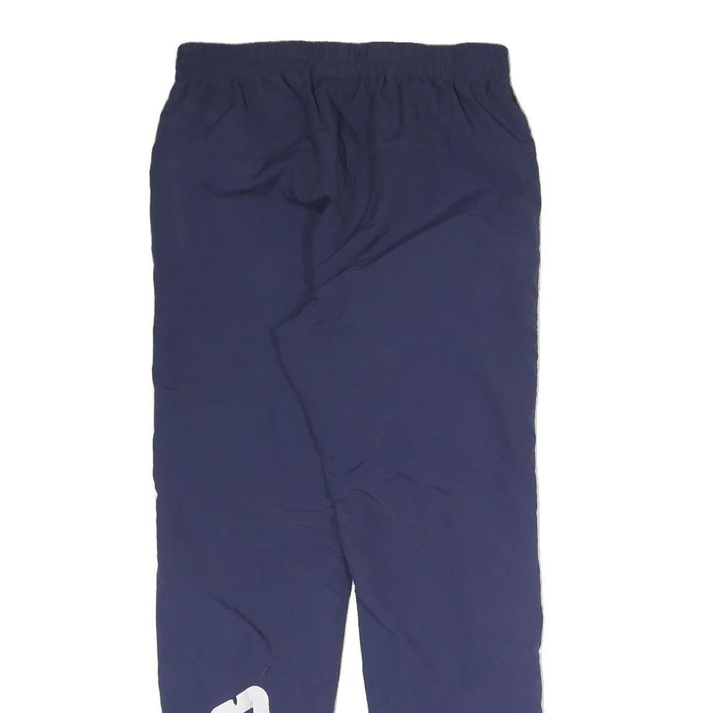 FILA Mens Joggers Navy Blue M W31 L30 Logo Elasticated Waist Adjustable Hem
