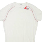 SCOTT Mens T-Shirt Beige Crew Neck L
