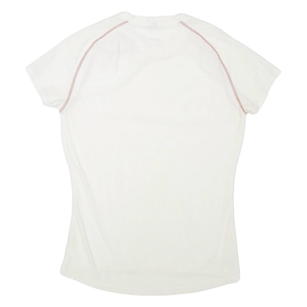 SCOTT Mens T-Shirt Beige Crew Neck L