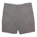 DICKIES Mens Shorts Grey Cotton Blend Casual 2XL W42 Workwear Pockets