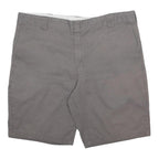 DICKIES Mens Shorts Grey Cotton Blend Casual 2XL W42 Workwear Pockets