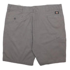 DICKIES Mens Shorts Grey Cotton Blend Casual 2XL W42 Workwear Pockets