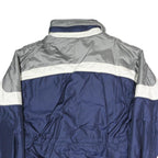 SUN SET Mens Blue & Grey Colourblock Outdoor Jacket XL Polyester Blend Zip