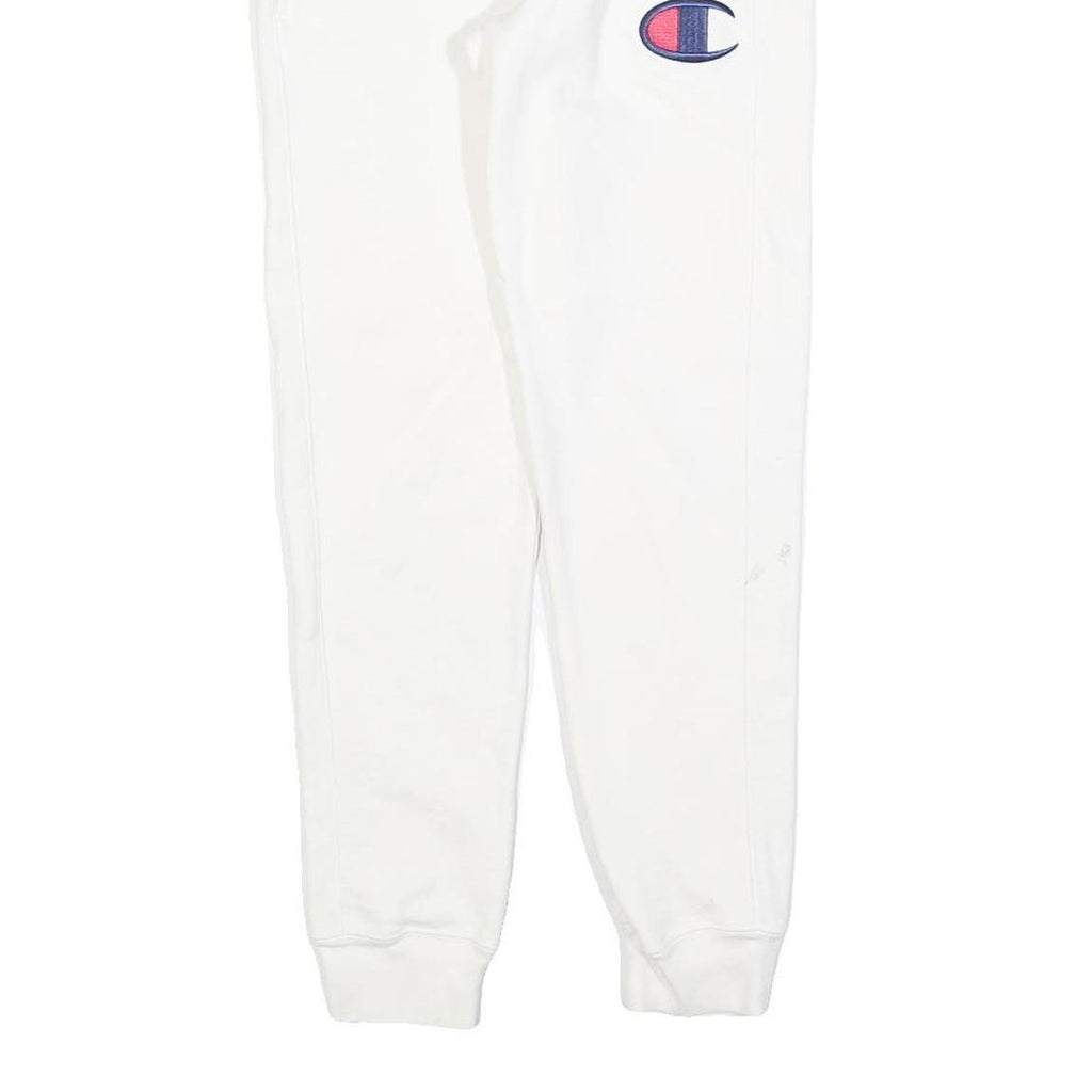 CHAMPION REVERSE WEAVE Mens Joggers White Slim Tapered S W26 L28 Cotton Blend
