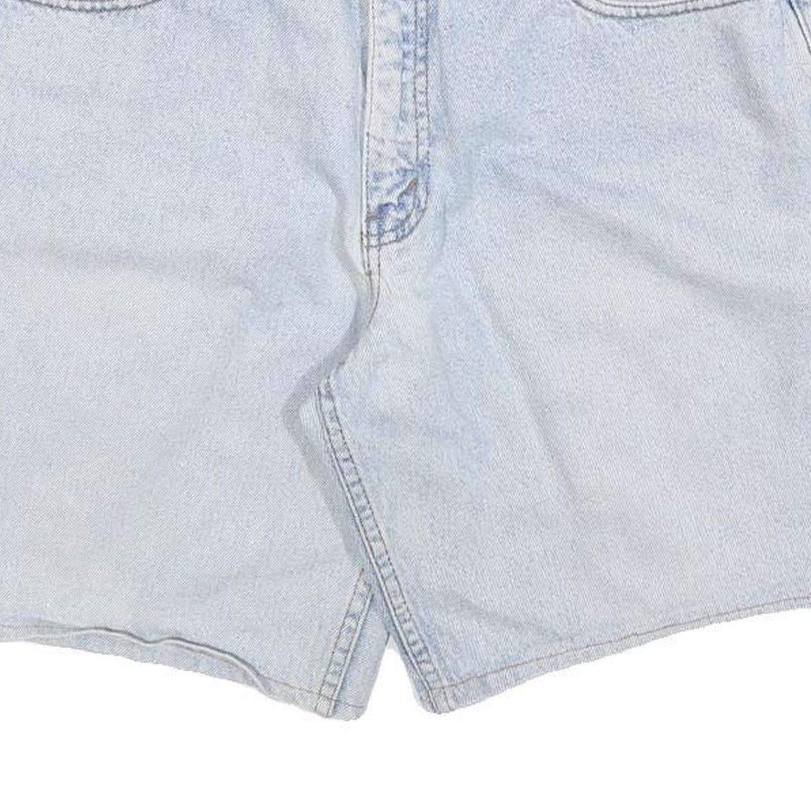 GUESS Mens Shorts Blue Cotton Casual M W33 Denim Light Wash