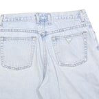 GUESS Mens Shorts Blue Cotton Casual M W33 Denim Light Wash
