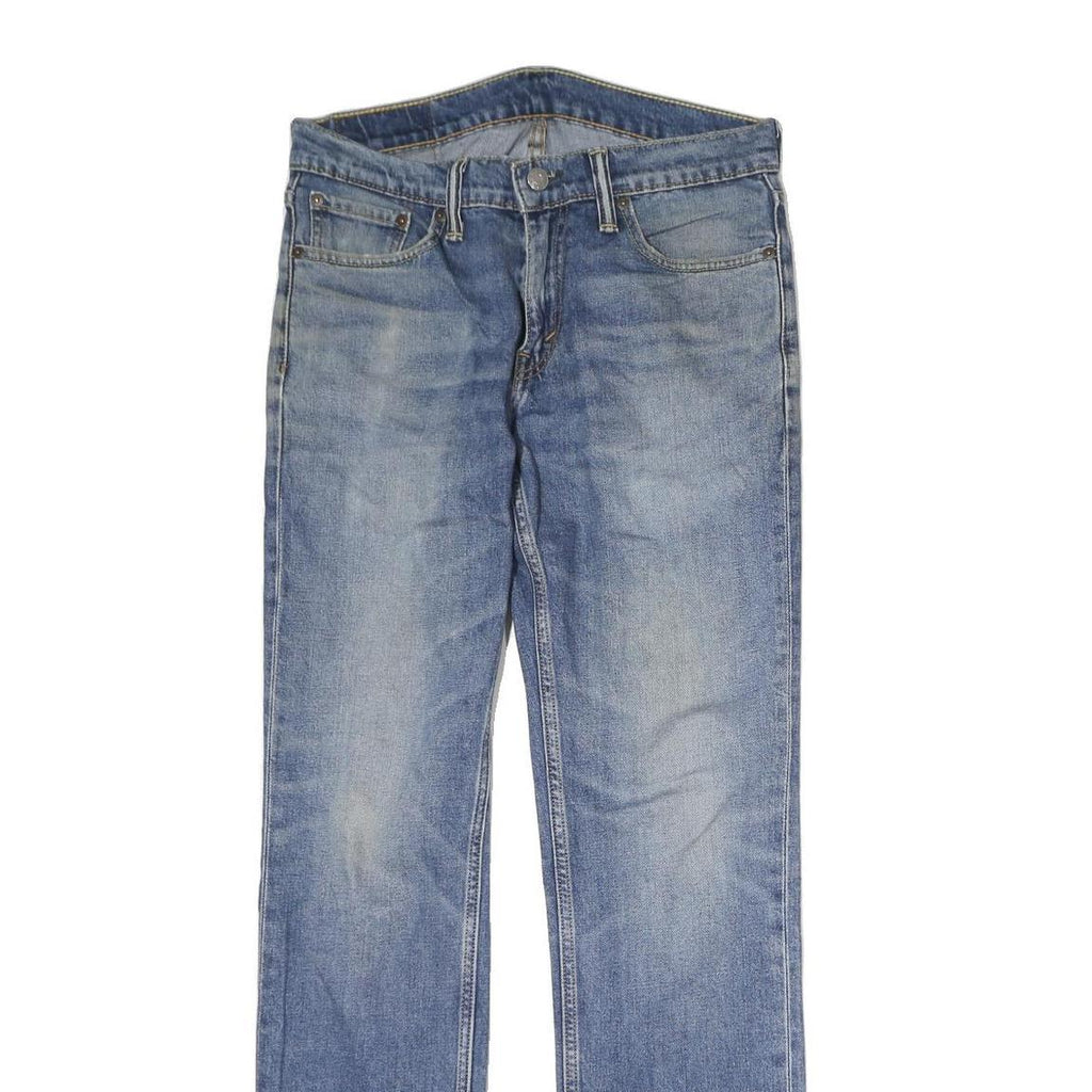 LEVI'S 511 Mens Jeans Blue Regular Slim Denim Medium W30 L32 Classic Zip Zip Fly