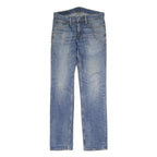 LEVI'S 511 Mens Jeans Blue Regular Slim Denim Medium W30 L32 Classic Zip Zip Fly