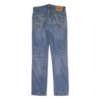 LEVI'S 511 Mens Jeans Blue Regular Slim Denim Medium W30 L32 Classic Zip Zip Fly
