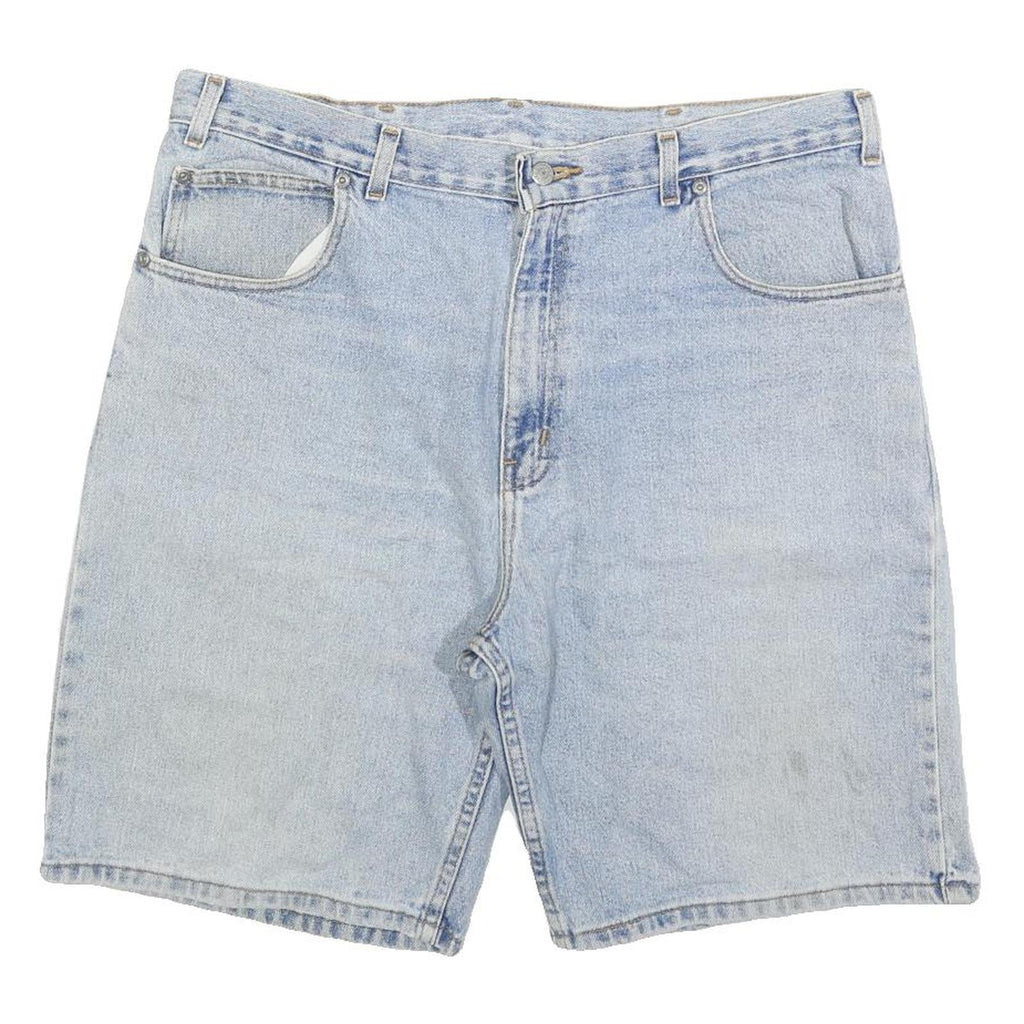 FADED GLORY Mens Shorts Blue Casual XL W38 Cotton Blend Classic Fit Denim