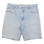 FADED GLORY Mens Shorts Blue Casual XL W38 Cotton Blend Classic Fit Denim