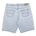 FADED GLORY Mens Shorts Blue Casual XL W38 Cotton Blend Classic Fit Denim