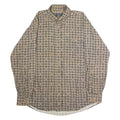 TRADER BAY Mens Shirt Gold 90s Check Long Sleeve M