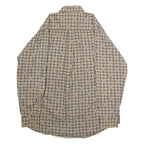 TRADER BAY Mens Shirt Gold 90s Check Long Sleeve M