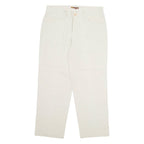 OLLY GAN Workwear Mens Trousers Beige Regular Straight W34 L27
