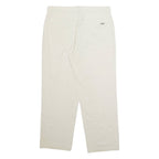 OLLY GAN Workwear Mens Trousers Beige Regular Straight W34 L27