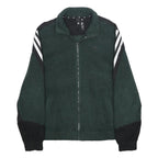 ADIDAS Mens Green & Black Track Jacket M Polyester Zip Casual Sportswear