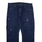 DICKIES Mens Jeans Blue Regular Straight W36 L30