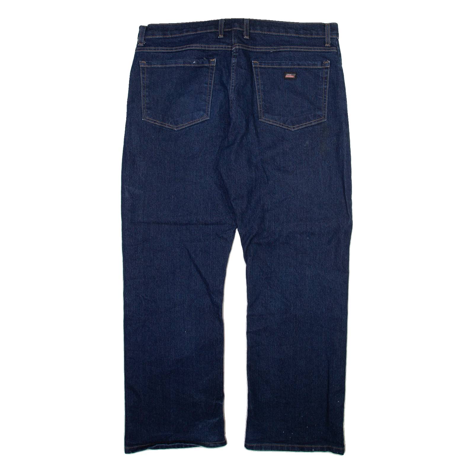 DICKIES Mens Jeans Blue Regular Straight W36 L30