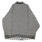 POLO ACTIVEWEAR Womens Overcoat Coat Black Houndstooth M