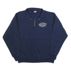 JERZEES Mens Blue Jackson Hole Wyoming Collared XL Cotton Blend Sweatshirt