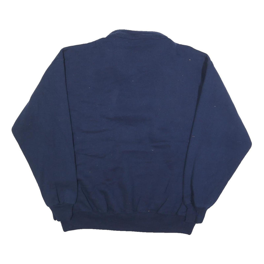 JERZEES Mens Blue Jackson Hole Wyoming Collared XL Cotton Blend Sweatshirt