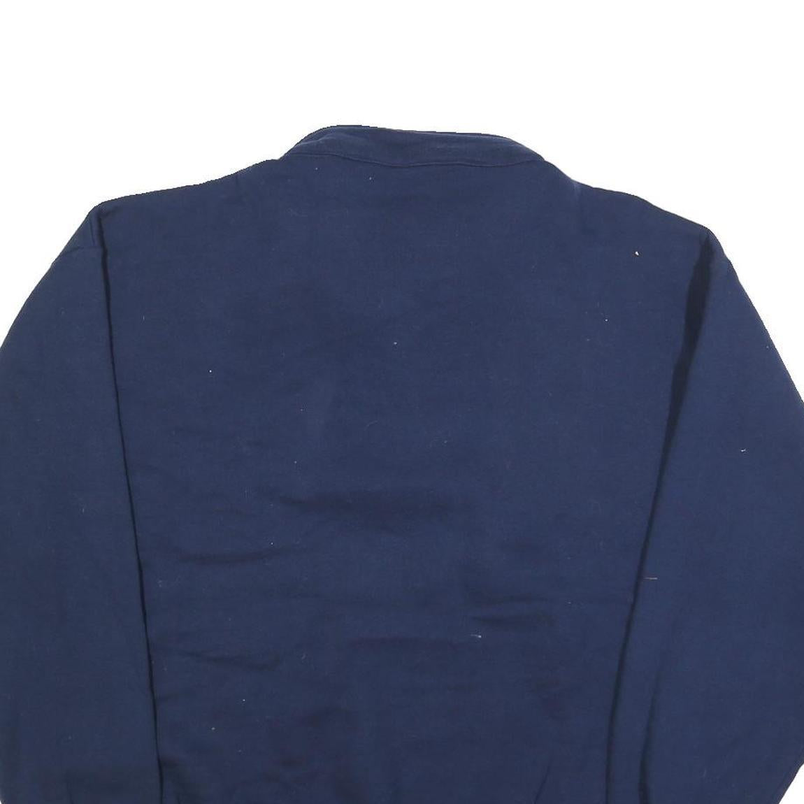 JERZEES Mens Blue Jackson Hole Wyoming Collared XL Cotton Blend Sweatshirt