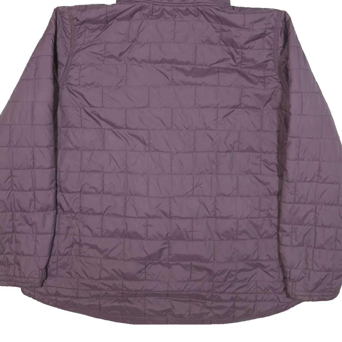 CARHARTT Mens Purple Quilted Jacket XL Polyester Blend Zip Hooded Casual