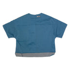 ADIDAS Womens Top Blue UK 14