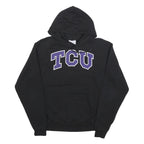 CHAMPION Mens Black TCU Pullover Hoodie M Cotton Blend Casual Sweatshirt