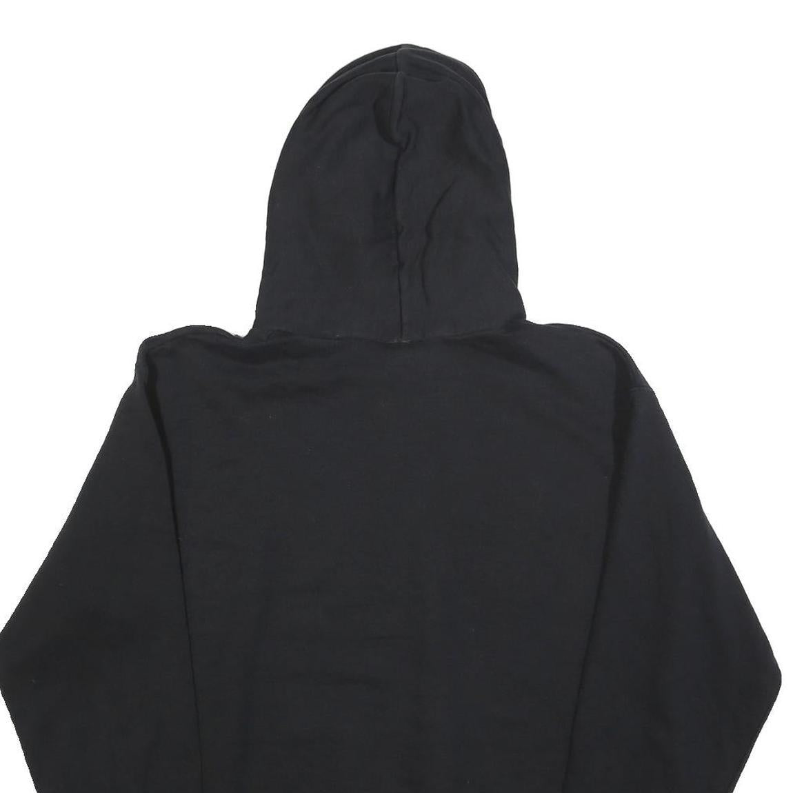 CHAMPION Mens Black TCU Pullover Hoodie M Cotton Blend Casual Sweatshirt