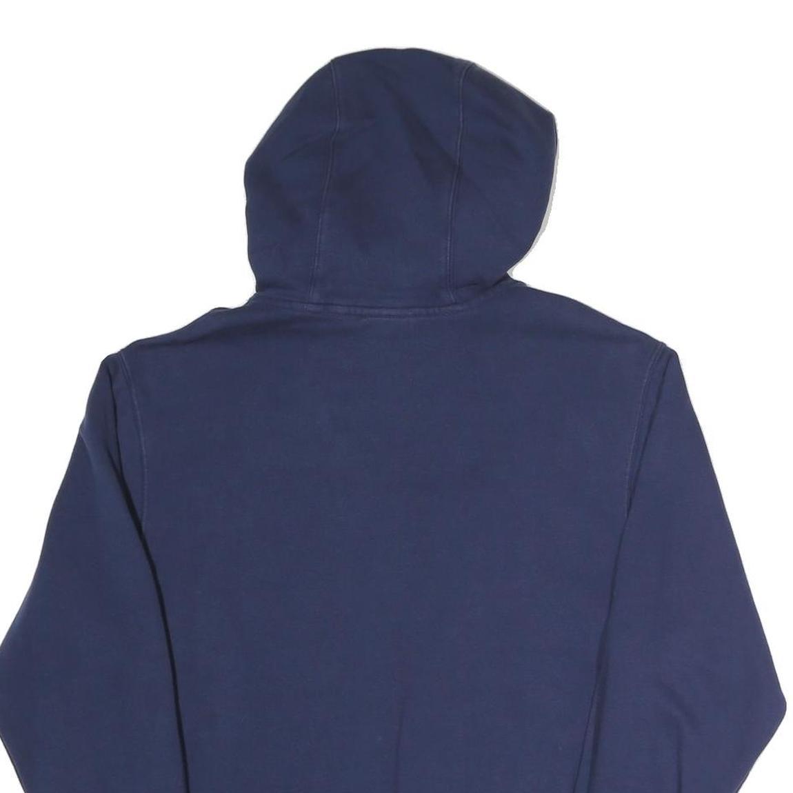 NIKE Mens Navy Hoodie S Cotton Blend Pullover Casual Sportswear