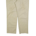 DICKIES Mens Regular Fit Beige Cotton Blend Trousers W40 L32 Workwear Zip