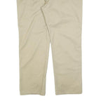 DICKIES Mens Regular Fit Beige Cotton Blend Trousers W40 L32 Workwear Zip
