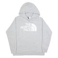 THE NORTH FACE Womens Grey Hoodie L Cotton Blend Casual Pullover Sweatshirt