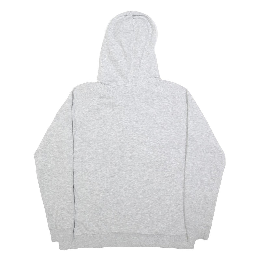 THE NORTH FACE Womens Grey Hoodie L Cotton Blend Casual Pullover Sweatshirt