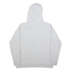 THE NORTH FACE Womens Grey Hoodie L Cotton Blend Casual Pullover Sweatshirt